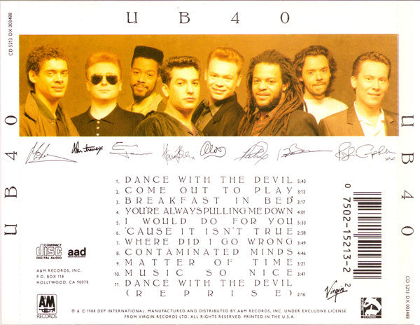 UB40 : UB40 (CD, Album, Den)