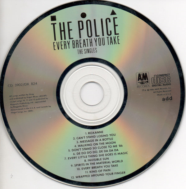 The Police : Every Breath You Take (The Singles) (CD, Comp, Dig)