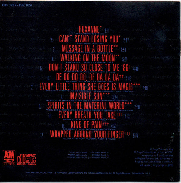 The Police : Every Breath You Take (The Singles) (CD, Comp, Dig)