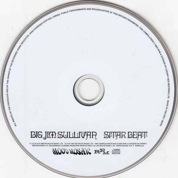 Big Jim Sullivan : Sitar Beat (CD, Album, RE)