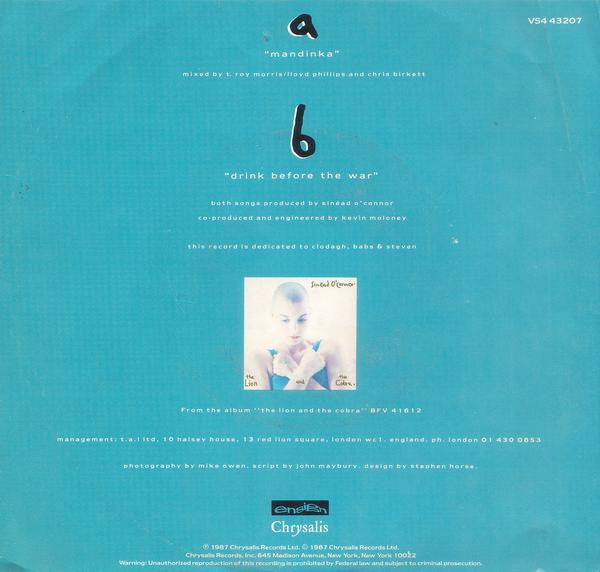 Sinéad O'Connor : Mandinka (7", Single)