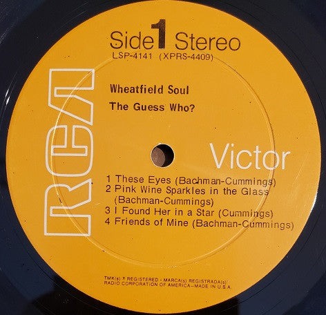 The Guess Who : Wheatfield Soul (LP, Album, Roc)