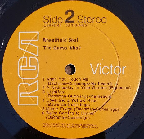 The Guess Who : Wheatfield Soul (LP, Album, Roc)