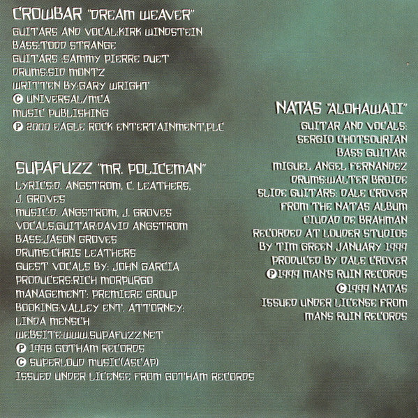 Various : Inhale 420: The Stoner Rock Compilation (CD, Comp)
