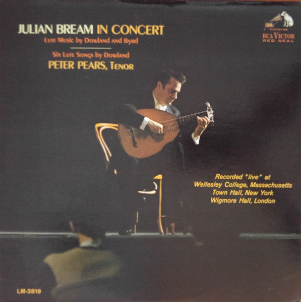 Julian Bream, Peter Pears : Julian Bream In Concert (LP, Mono)