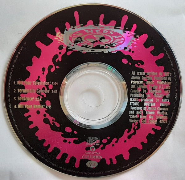 Ned's Atomic Dustbin : Kill Your Television (CD, Single)
