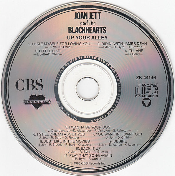 Joan Jett & The Blackhearts : Up Your Alley (CD, Album, RE)