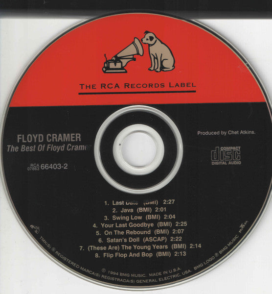 Floyd Cramer : The Best Of Floyd Cramer (CD, Album, Comp, RM)