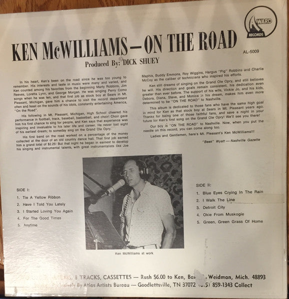 Ken McWilliams : On The Road (LP)