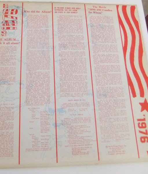 Andre Williams & The '76 Revolutionaries : 1976 (LP, Album)
