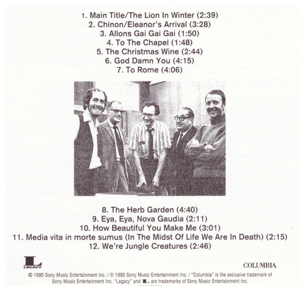 John Barry : The Lion In Winter (CD, Album, RE)
