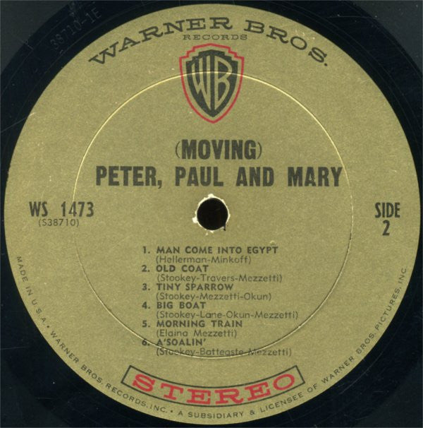 Peter, Paul & Mary : (Moving) (LP, Album)