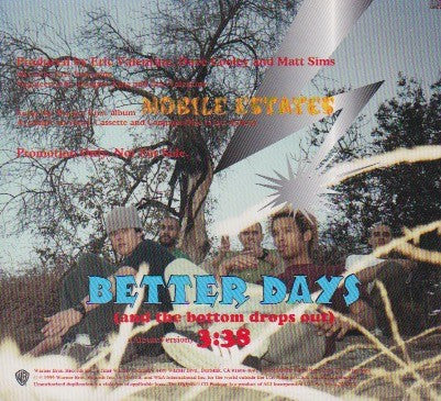 Citizen King : Better Days (And The Bottom Drops Out) (CD, Single, Promo)