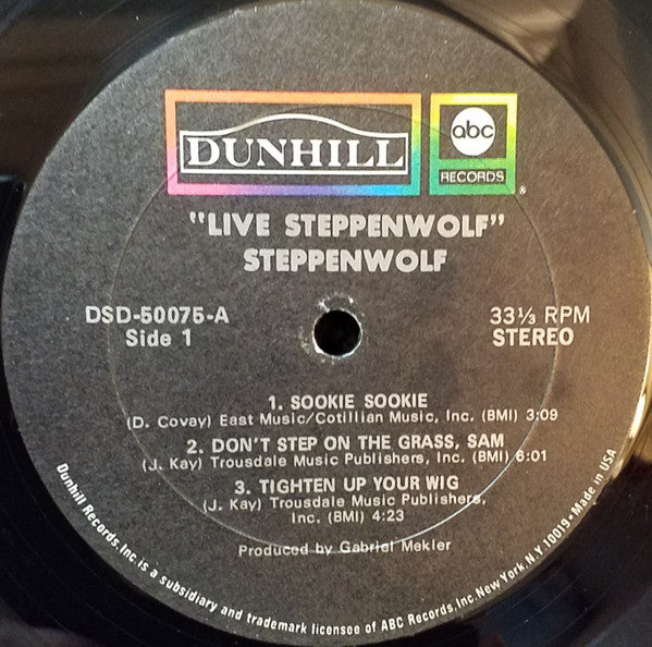 Steppenwolf : Live (2xLP, Album, M/Print, RE, Gat)
