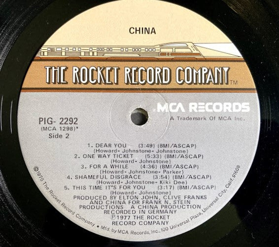 China (28) : China (LP, Album, Glo)