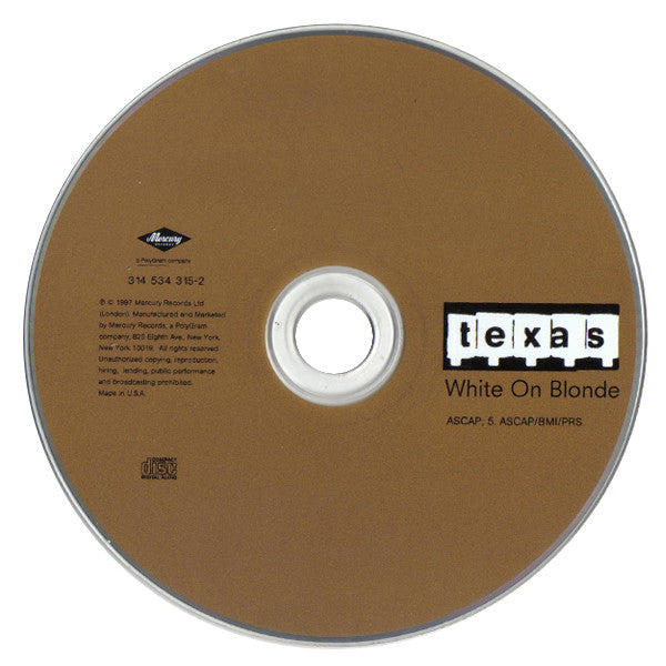 Texas : White On Blonde (CD, Album)