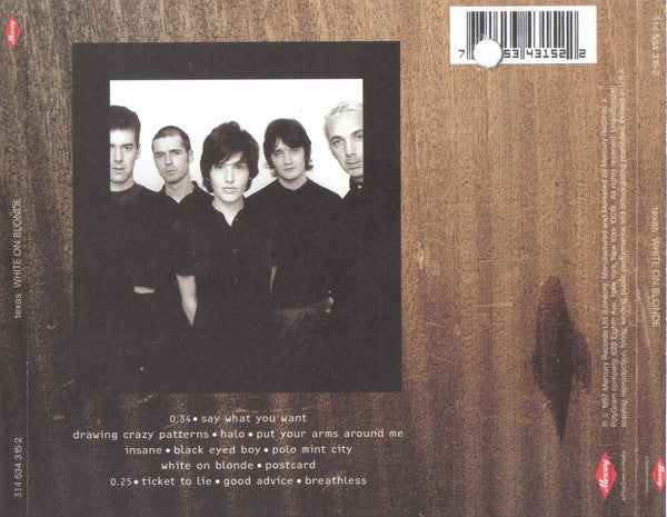 Texas : White On Blonde (CD, Album)
