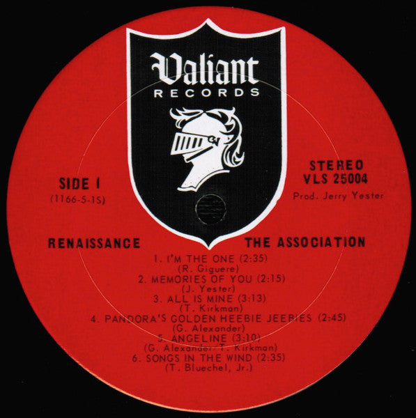 The Association (2) : Renaissance (LP, Album, RP, Pit)