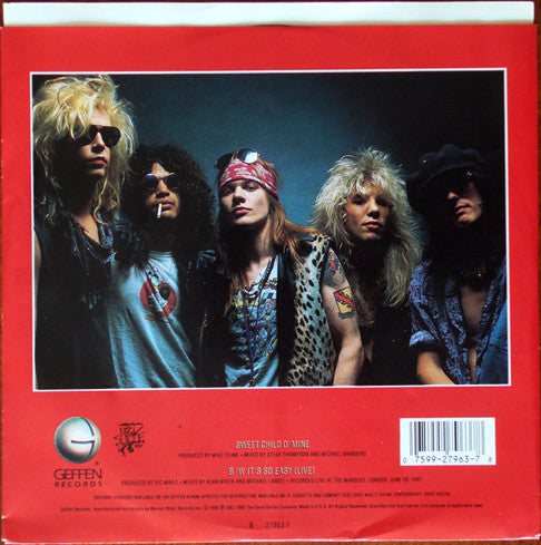 Guns N' Roses : Sweet Child O' Mine (7", Single, Spe)