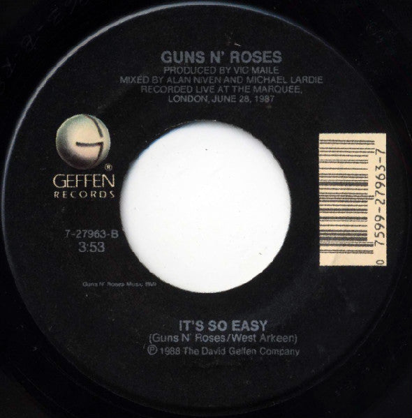 Guns N' Roses : Sweet Child O' Mine (7", Single, Spe)
