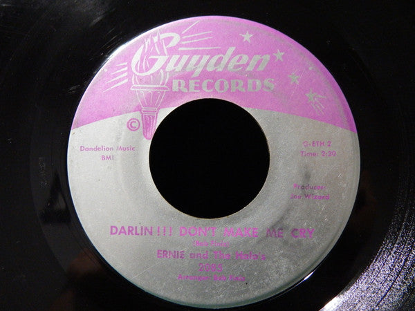 Ernie And The Halo's : The Girl From Across The Sea (Angel Marie) / Darlin !!! Don't Make Me Cry (7", Single, Mono)