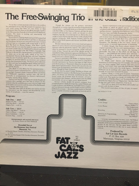The Free-Swinging Trio : In The Jazz Tradition (LP)