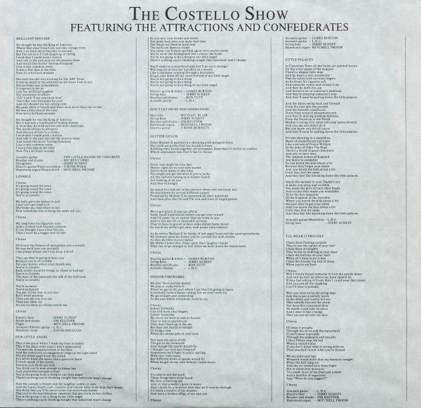 The Costello Show Featuring Elvis Costello : King Of America (LP, Album, Car)