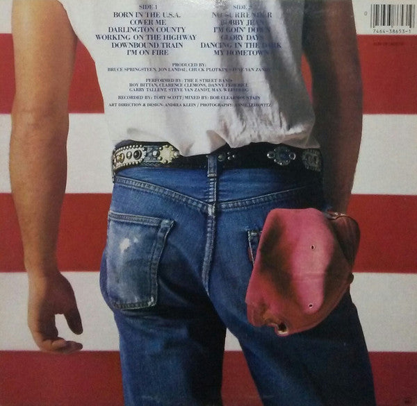 Bruce Springsteen : Born In The U.S.A. (LP, Album, Pit)
