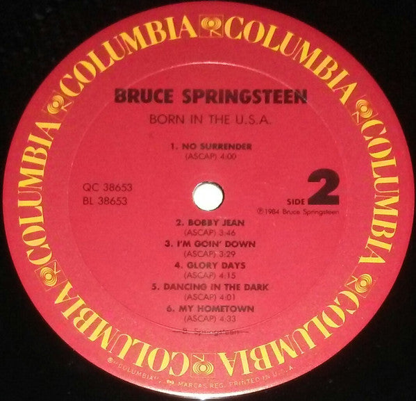 Bruce Springsteen : Born In The U.S.A. (LP, Album, Pit)