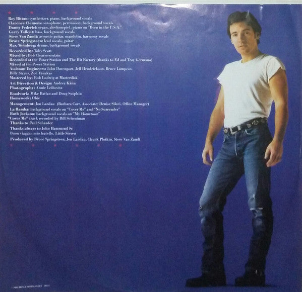 Bruce Springsteen : Born In The U.S.A. (LP, Album, Pit)