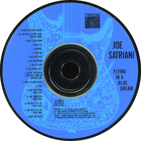 Joe Satriani : Flying In A Blue Dream (CD, Album)