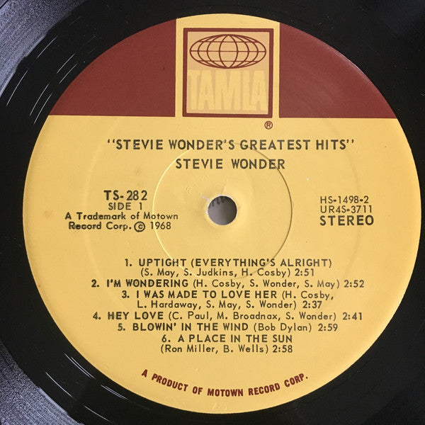 Stevie Wonder : Greatest Hits (LP, Comp, RP)