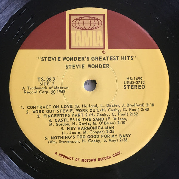 Stevie Wonder : Greatest Hits (LP, Comp, RP)