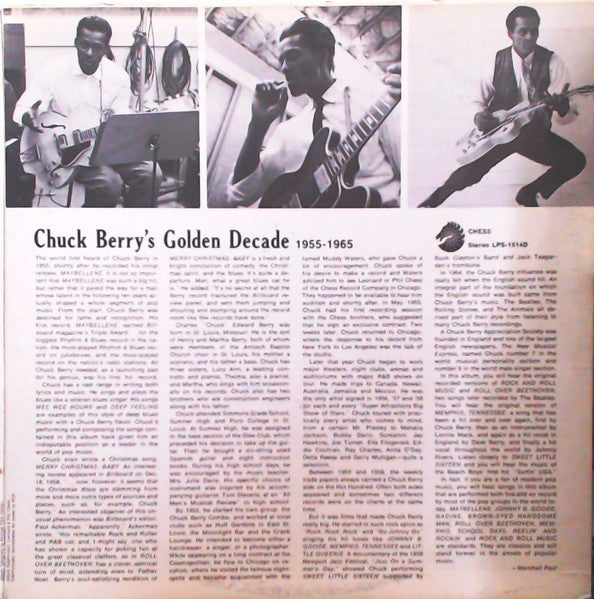 Chuck Berry : Chuck Berry's Golden Decade (The Original Two Albums) (2xLP, Comp, RE)
