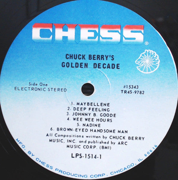 Chuck Berry : Chuck Berry's Golden Decade (The Original Two Albums) (2xLP, Comp, RE)