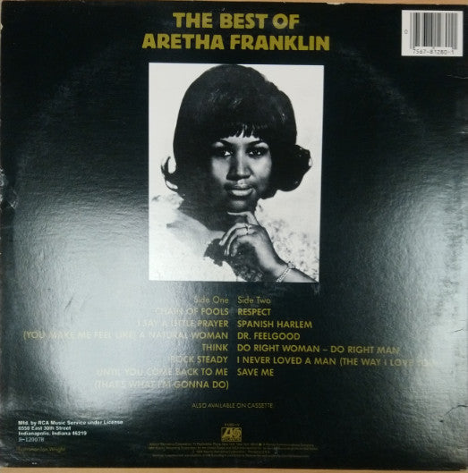 Aretha Franklin : The Best Of Aretha Franklin (LP, Comp)