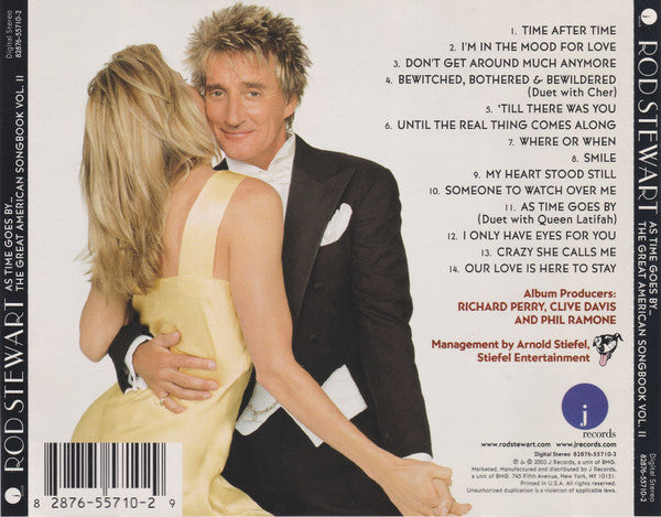 Rod Stewart : As Time Goes By... The Great American Songbook Vol. II (CD, Album, DDI)