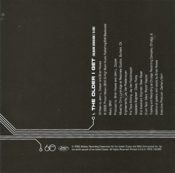 Skillet : The Older I Get (CD, Single, Promo)