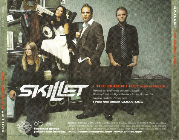 Skillet : The Older I Get (CD, Single, Promo)