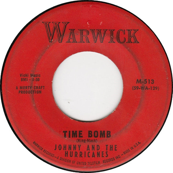 Johnny And The Hurricanes : Reveille Rock / Time Bomb (7", Single)
