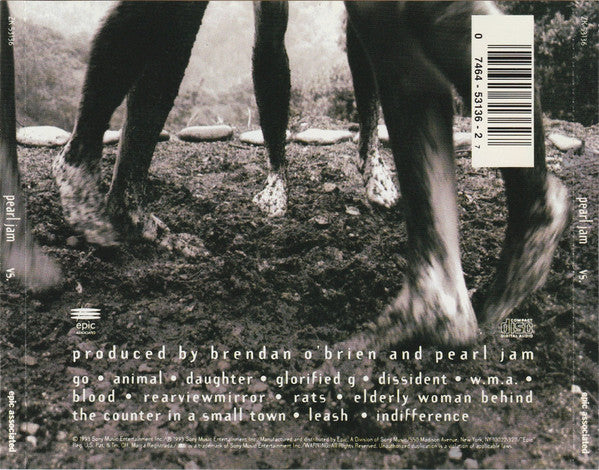 Pearl Jam : Vs. (CD, Album, RP, Son)