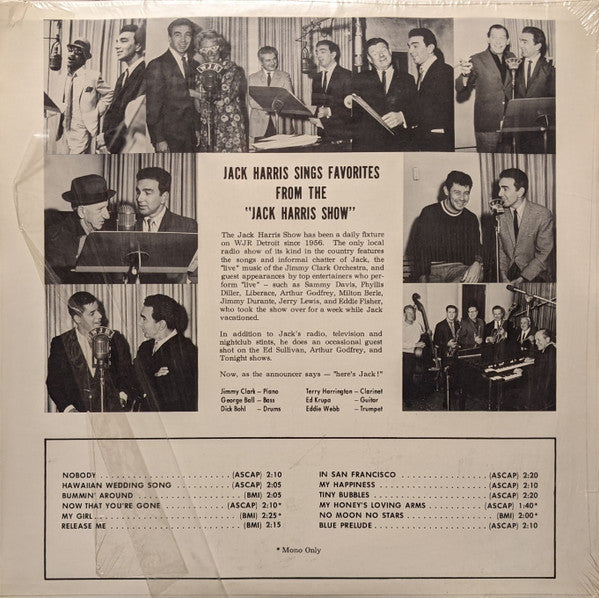 Jack Harris (26) : Jack Harris Sings Favorites From The Jack Harris Show (LP, Album, Mono)