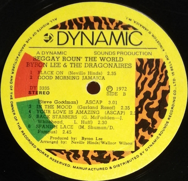 Byron Lee And The Dragonaires : Reggay Roun' The World (LP, Album)