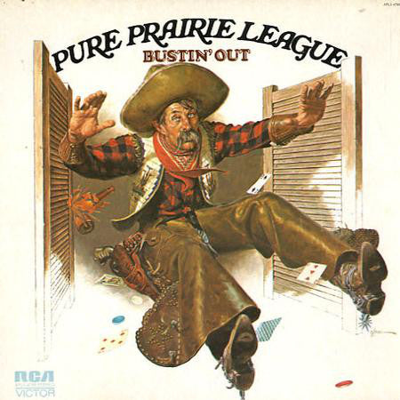 Pure Prairie League : Bustin' Out (LP, Album, RE)