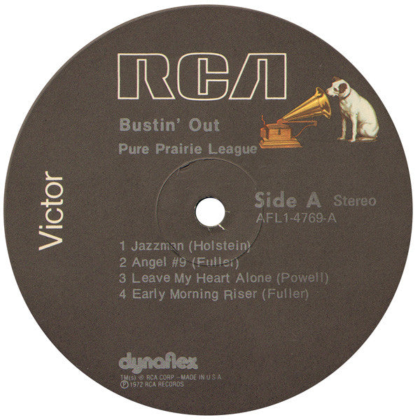 Pure Prairie League : Bustin' Out (LP, Album, RE)
