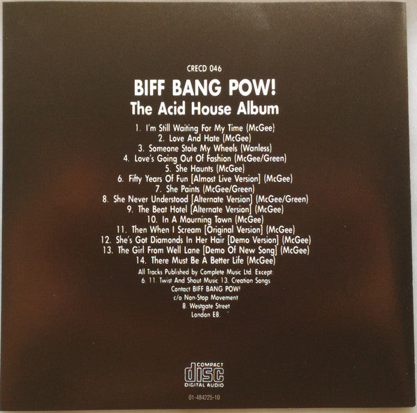 Biff Bang Pow! : The Acid House Album (CD, Album, Comp, RE)