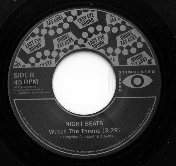 Night Beats : One Thing / Watch The Throne (7", Single, Ltd)