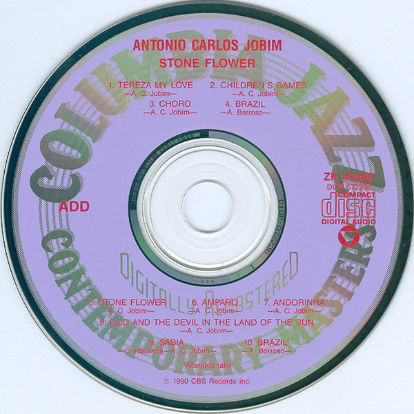 Antonio Carlos Jobim : Stone Flower (CD, Album, RE, RM)