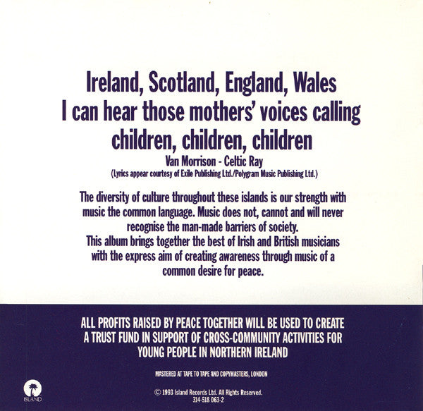 Various : Peace Together (CD, Album)
