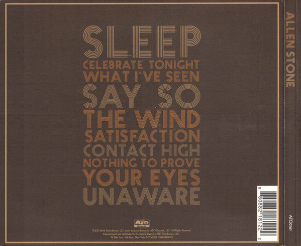 Allen Stone (2) : Allen Stone (CD, Album, Dig)